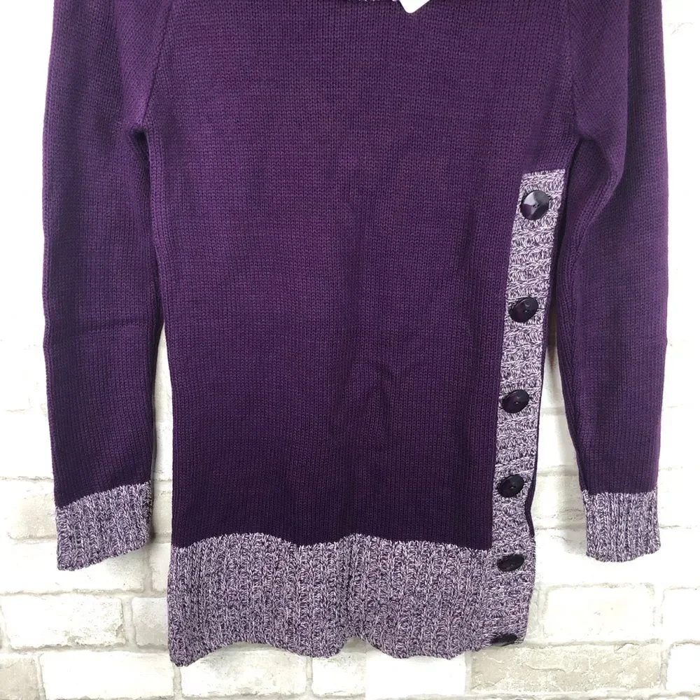 NWT Purple Knit Tunic Size M